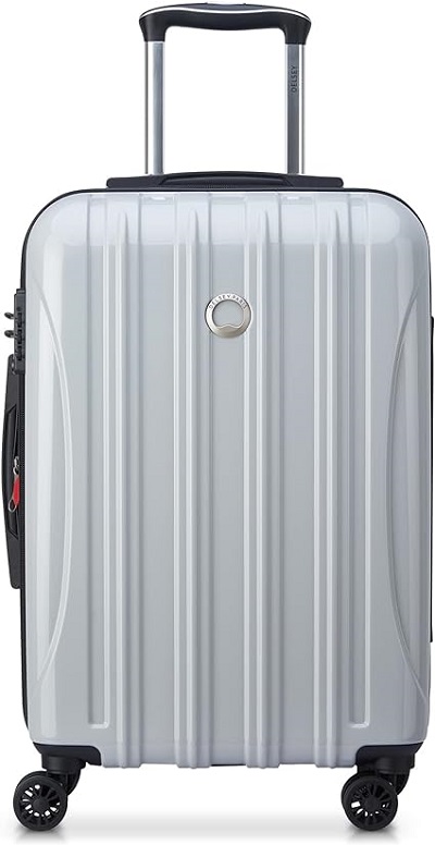 2. Delsey Helium Aero Hard-Shell Durable Carry-on